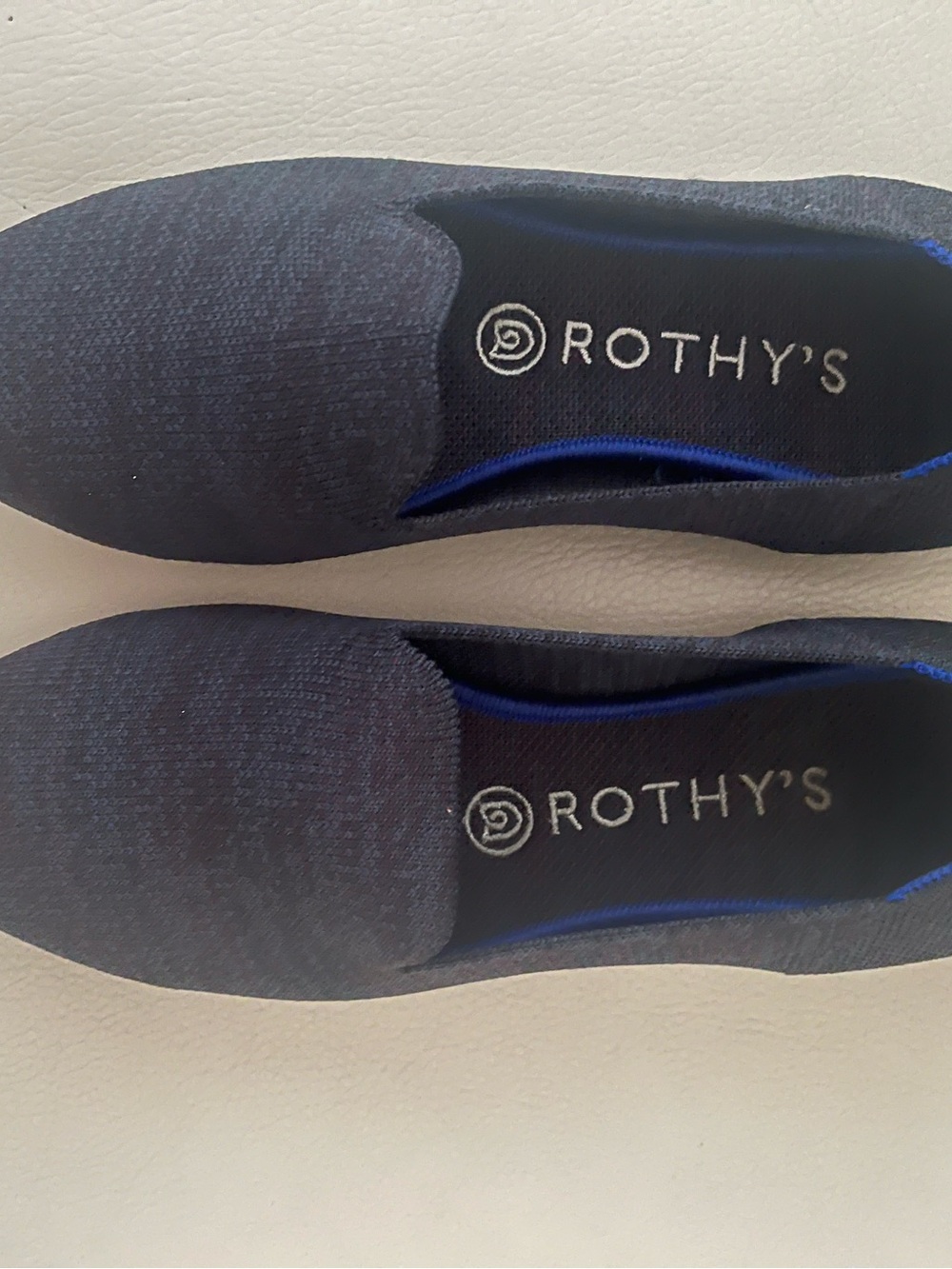 Rothy's Dark Navy Knit Slip-On Flats
